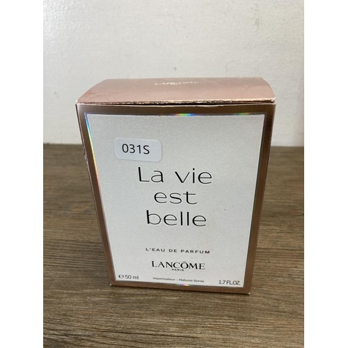 462A - Two items, one boxed Lancome of Paris L'eau De Parfum 50ml part used perfume and one boxed no! no! h... 