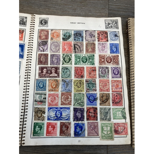 471 - A collection of stamps and cigarette cards to include State Express and Ardath real photograph cigar... 