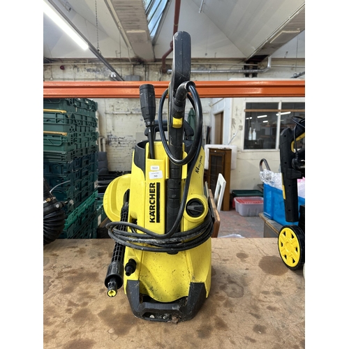 763 - A Karcher K4 240v pressure washer with attachments