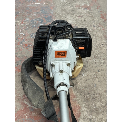 766 - A Stihl FS86 petrol brush cutter