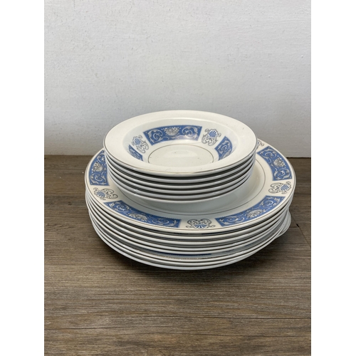 367 - A collection of Wood & Sons Lucerne dinnerware