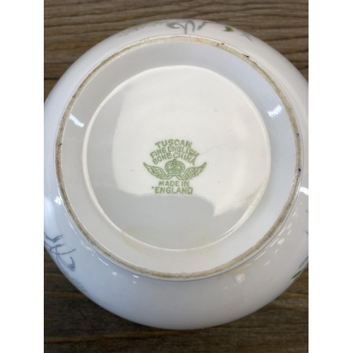 371 - A collection of Tuscan fine English bone china