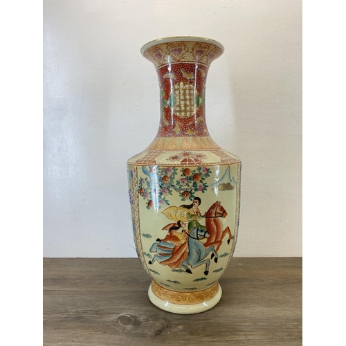 371A - A Chinese porcelain vase - approx. 60cm high