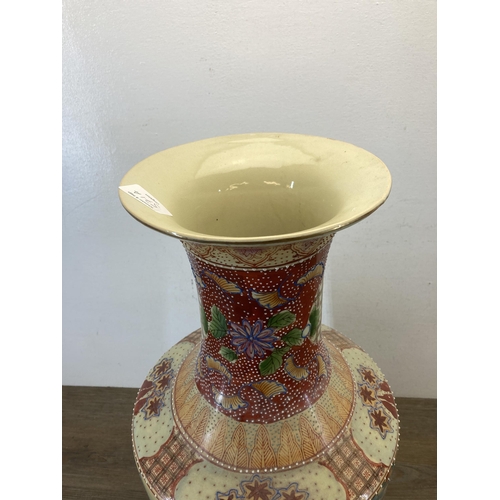 371A - A Chinese porcelain vase - approx. 60cm high