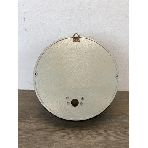 490A - A vintage Budenberg of Manchester steam pressure gauge - approx. 28cm in diameter