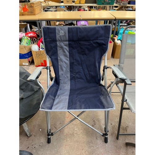 813A - A pair of Eurohike folding camping chairs