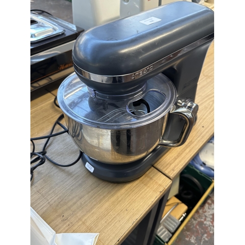 705 - An Ambiano Classic stand mixer with bowl and three attachments