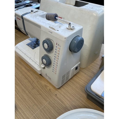 706 - A cased Janome Sewist 525S electric sewing machine