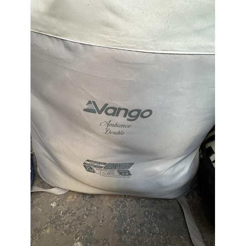 756 - A collection of sports and leisure items to include Vango Ambience Double sleeping bag, Eddie Bauer ... 