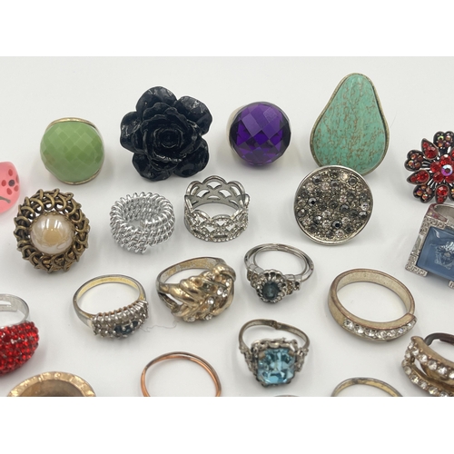 2018 - A collection of dress rings