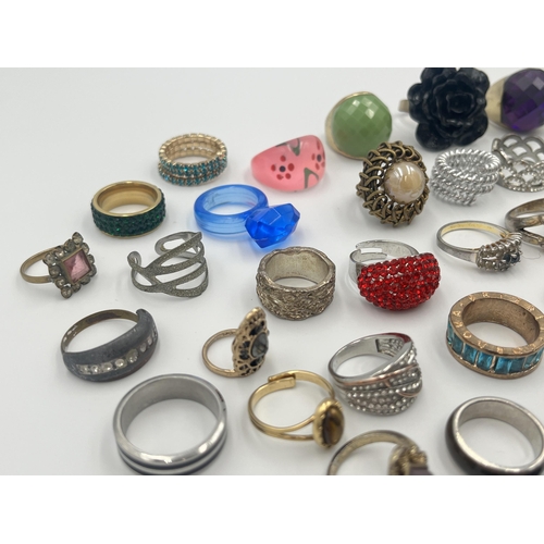 2018 - A collection of dress rings