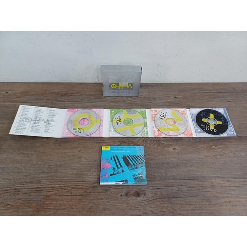 661 - A slipcased special edition 3CD + DVD compilation titled 'OHM+ : The Early Gurus Of Electronic Music... 