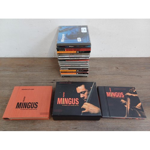 664 - A collection of jazz CDs to include slipcased Charles Mingus 'Passions Of A Man: The Complete Atlant... 