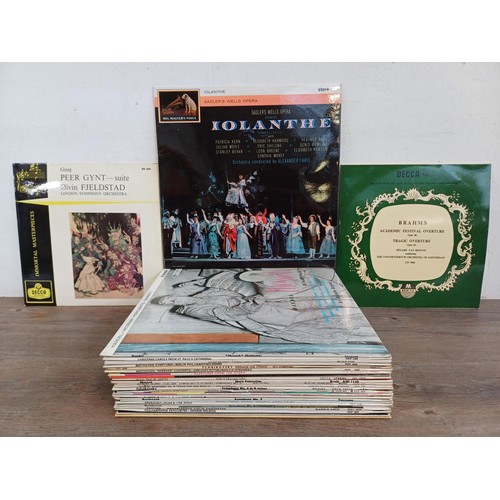 668 - A collection of classical vinyl records - see images for titles