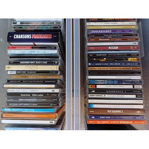 677 - Six boxes containing a collection of CDs - see images for titles