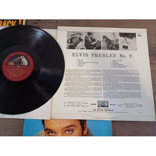 681 - Seven Elvis Presley vinyl records, 'Rock 'n' Roll' (CLP1093), 'No.2' (CLP 1105), 'Christmas Album' (... 