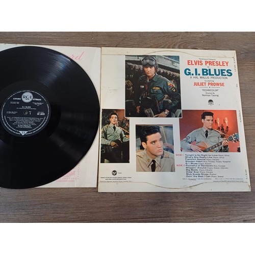 681 - Seven Elvis Presley vinyl records, 'Rock 'n' Roll' (CLP1093), 'No.2' (CLP 1105), 'Christmas Album' (... 