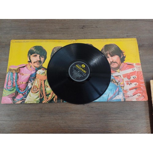 688 - Eight The Beatles LP vinyl records to include 'For Sale' mono and stereo, two 'Sgt. Peppers Lonely H... 