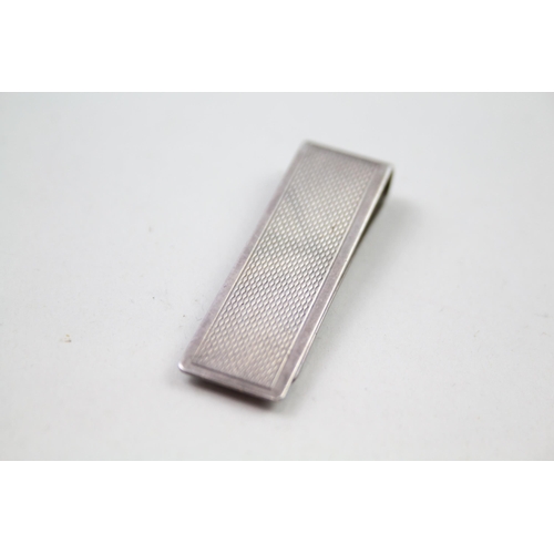 2279 - Two .925 silver money clips - approx. gross weight 36g