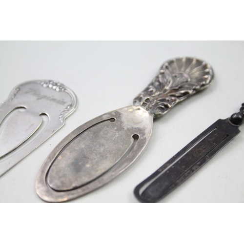 2288 - Four .925 sterling silver bookmarks - approx. gross weight 29g