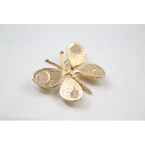 2436 - A Christian Dior butterfly design brooch - approx. gross weight 6g