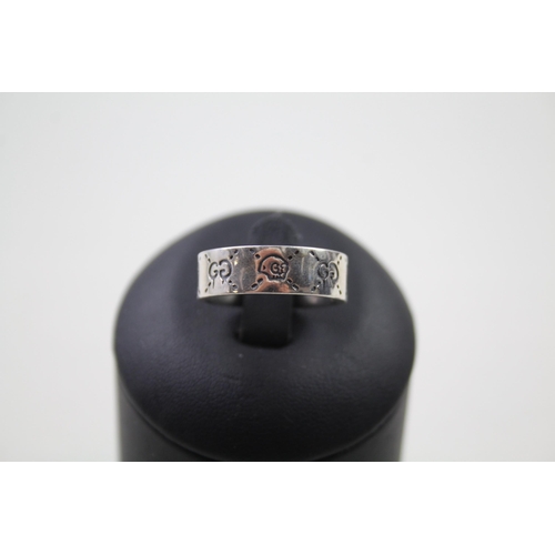 2445 - A Gucci .925 silver ring - approx. gross weight 7g