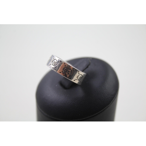 2445 - A Gucci .925 silver ring - approx. gross weight 7g