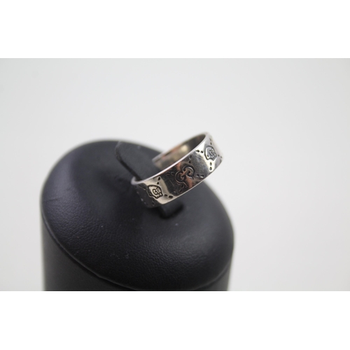 2445 - A Gucci .925 silver ring - approx. gross weight 7g