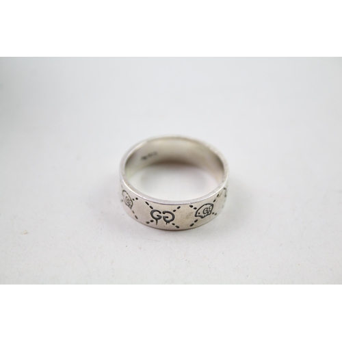 2445 - A Gucci .925 silver ring - approx. gross weight 7g