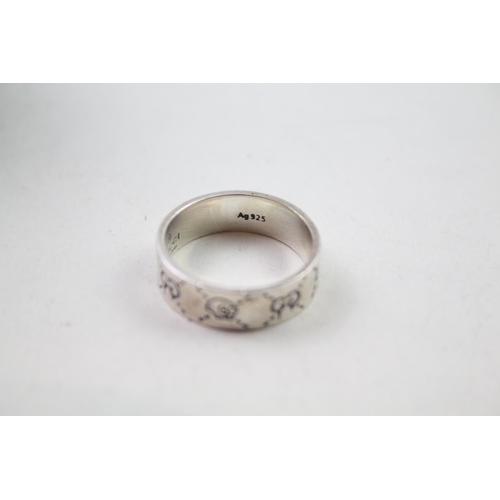 2445 - A Gucci .925 silver ring - approx. gross weight 7g