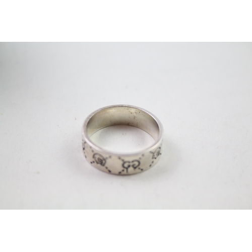 2445 - A Gucci .925 silver ring - approx. gross weight 7g