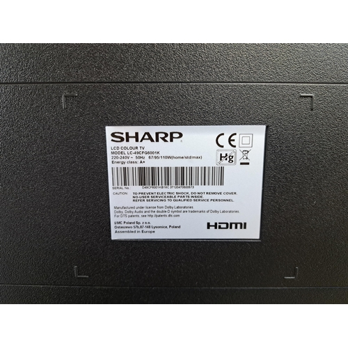 712 - A Sharp LC-49CFG6001K 49