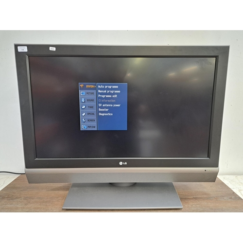 718 - A collection of AV items to include Sony Bravia KD-49XF8096 49