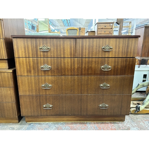 115 - A mahogany chest of drawers