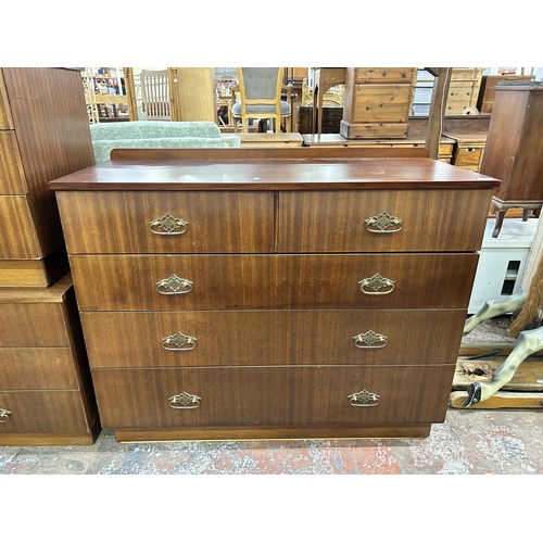 115 - A mahogany chest of drawers