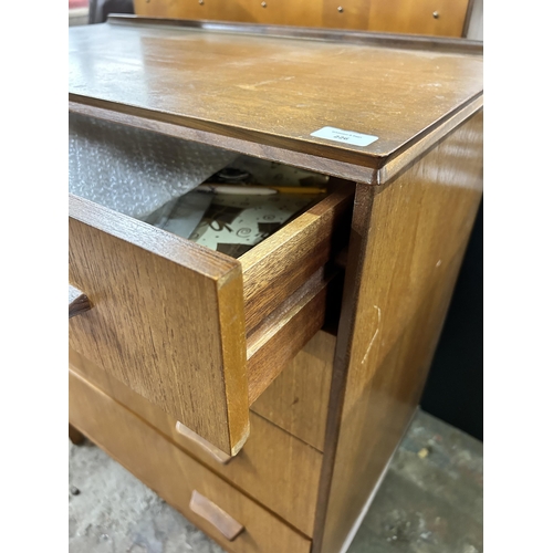 226 - A mid 20th century Gimson & Slater Ltd Vesper Furniture teak chest of drawers - approx. 93cm high x ... 