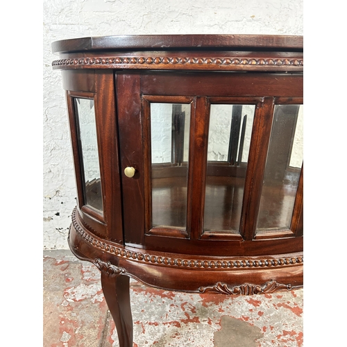 238 - A Regency style mahogany drinks cabinet - approx. 74cm high x 72cm wide x 48cm deep