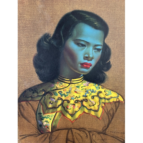 281 - A mid 20th century unframed Tretchikoff Chinese Girl print - approx. 61cm high x 51cm wide