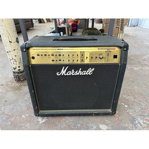 801 - Two items, one Marshall AVT100 Valvestate 2000 electric guitar amplifier and one box containing Tota... 