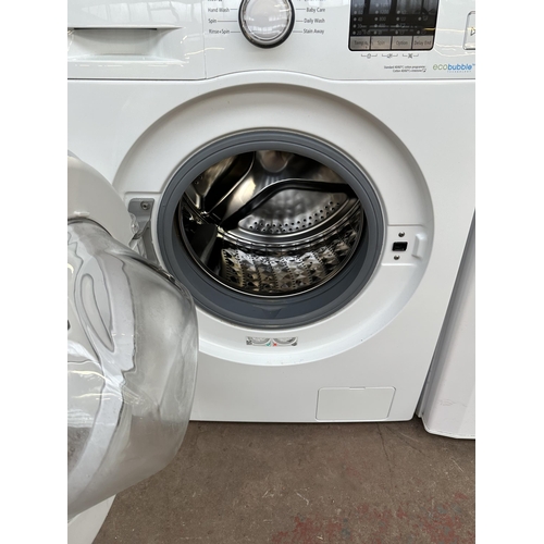 845K - A Samsung WF70F5E2W4W Eco Bubble 7kg 60cm washing machine