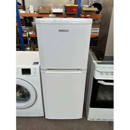 845L - A Beko upright fridge freezer - approx. 137cm high