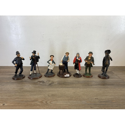 347 - Seven The Fairweather Collection resin figurines