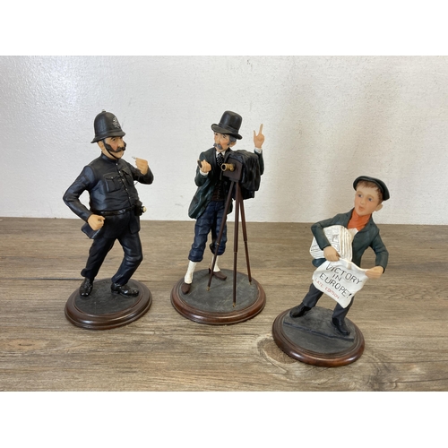 347 - Seven The Fairweather Collection resin figurines