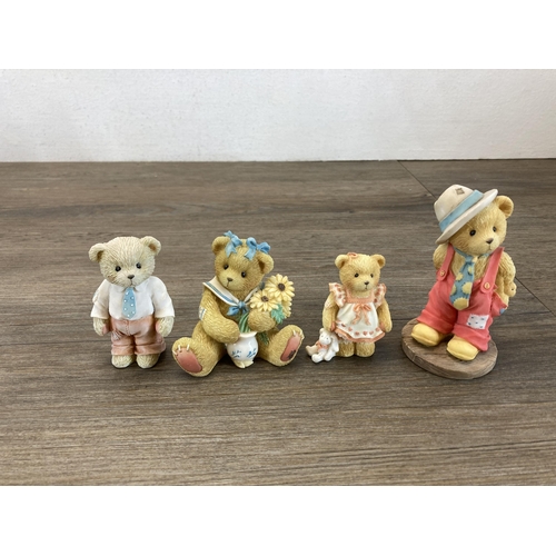 355 - Sixteen Enesco Cherished Teddies resin figurines