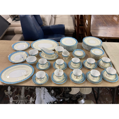 360 - A collection of Royal Albert bone china to include ten trios, milk jug, sugar bowl etc.