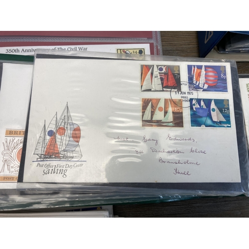 494 - A collection of first day covers to include Jane Austen, 350th Anniversary of the Civil War etc.