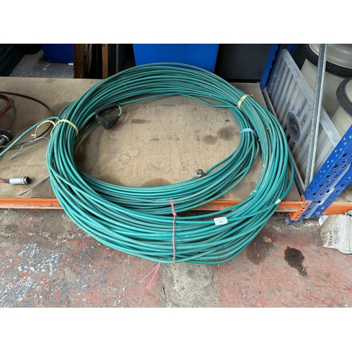 884 - A large quantity of electrical cable