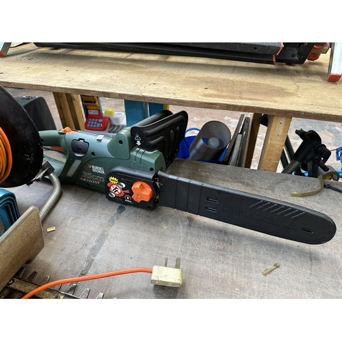 SECURA Sägeketten + Schwert Für Black & Decker GK1635T – 2 Ketten, 35 Cm, 3/8LP Teilung, 49 Treibglieder