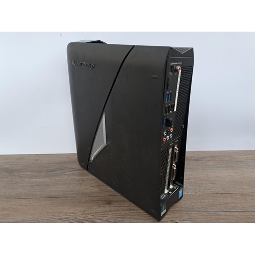 745 - An Alienware X51 R2 desktop gaming computer with American power supply and documentation