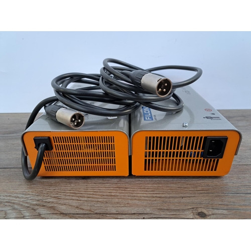 771 - Two Filon Futur 24V 8A mobility scooter battery chargers